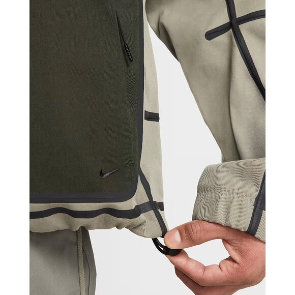 Nike Tech Men's Storm-FIT Hooded Full Zip Rain Jacket Size Large-TALL HM9473-320 - Picture 6 of 9